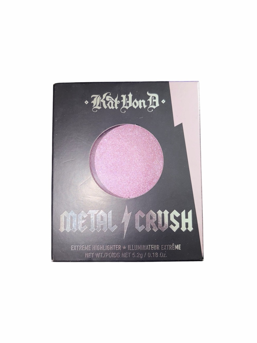 NWB Kat Von D Metal Crush Extreme Highlighter Roseshock Limited Ed Discontinued